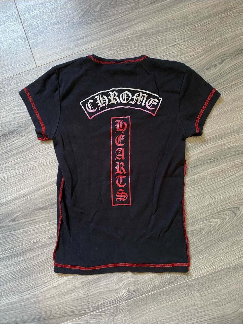 Chrome Hearts Dagger T-Bar Gradient Graphic Baby Tee